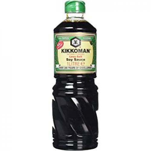 万字牌日本少盐酱油1升