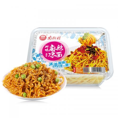 南街村鲜拌面麻辣味248克