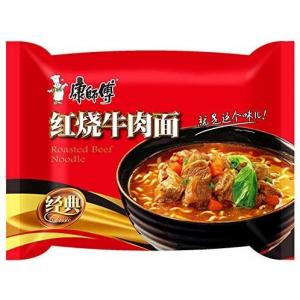 康师傅红烧牛肉面