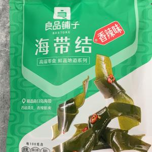 良品铺子香辣味海带结150克